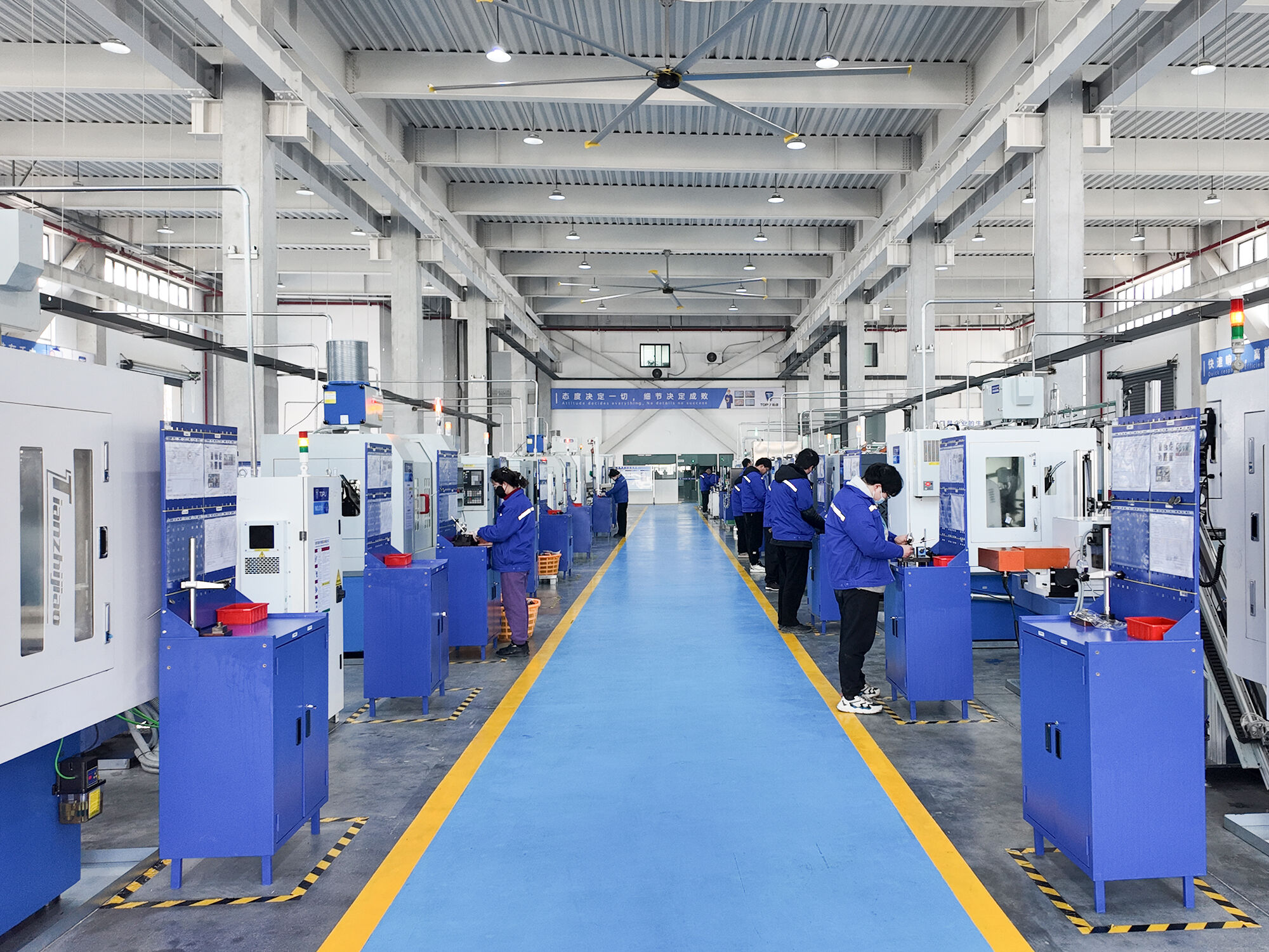 Línea de producción automatizada completa de válvulas de TOPU entra en funcionamiento